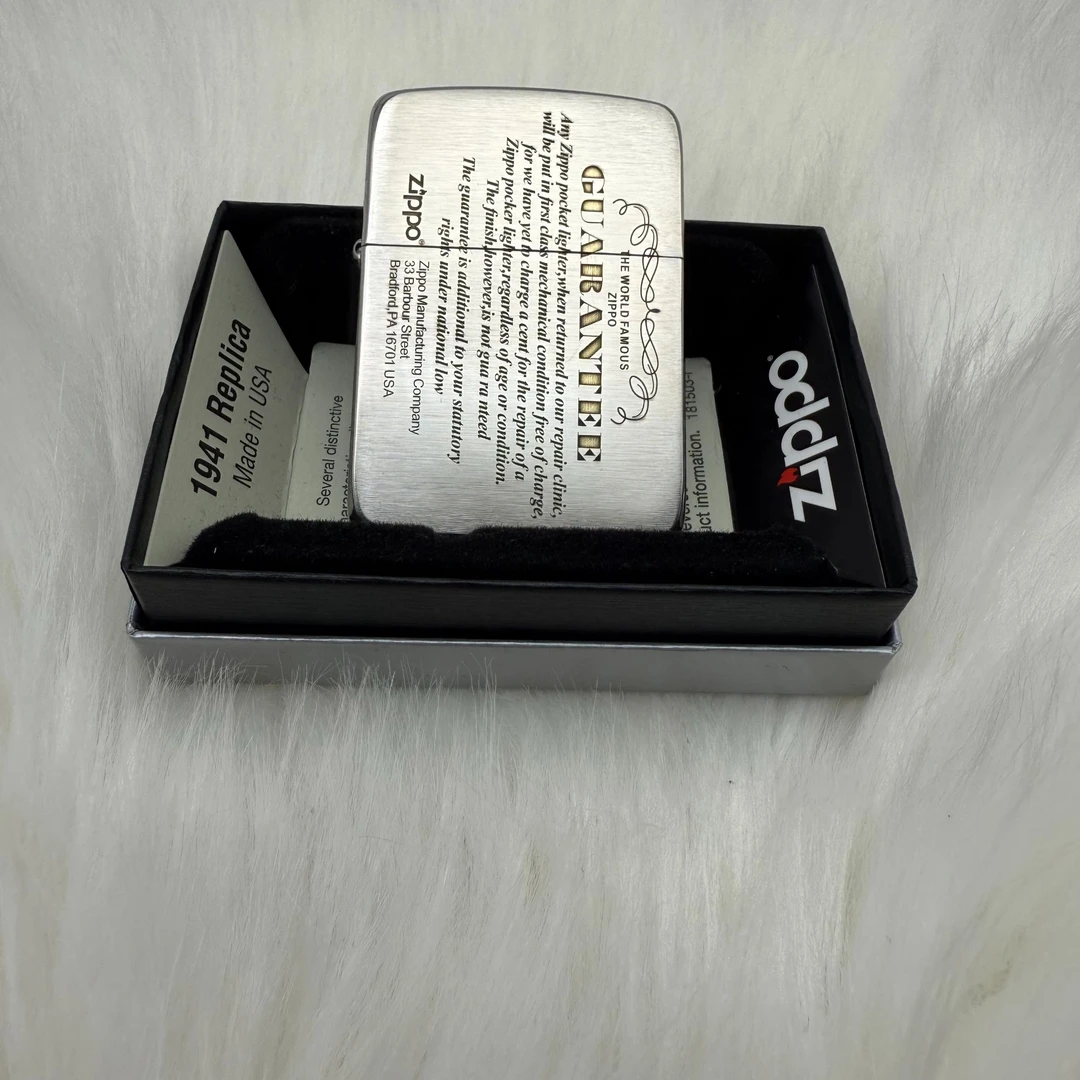 ZIPPO打火机正品1941雕刻军机说明书/送礼收藏【拍 专属】