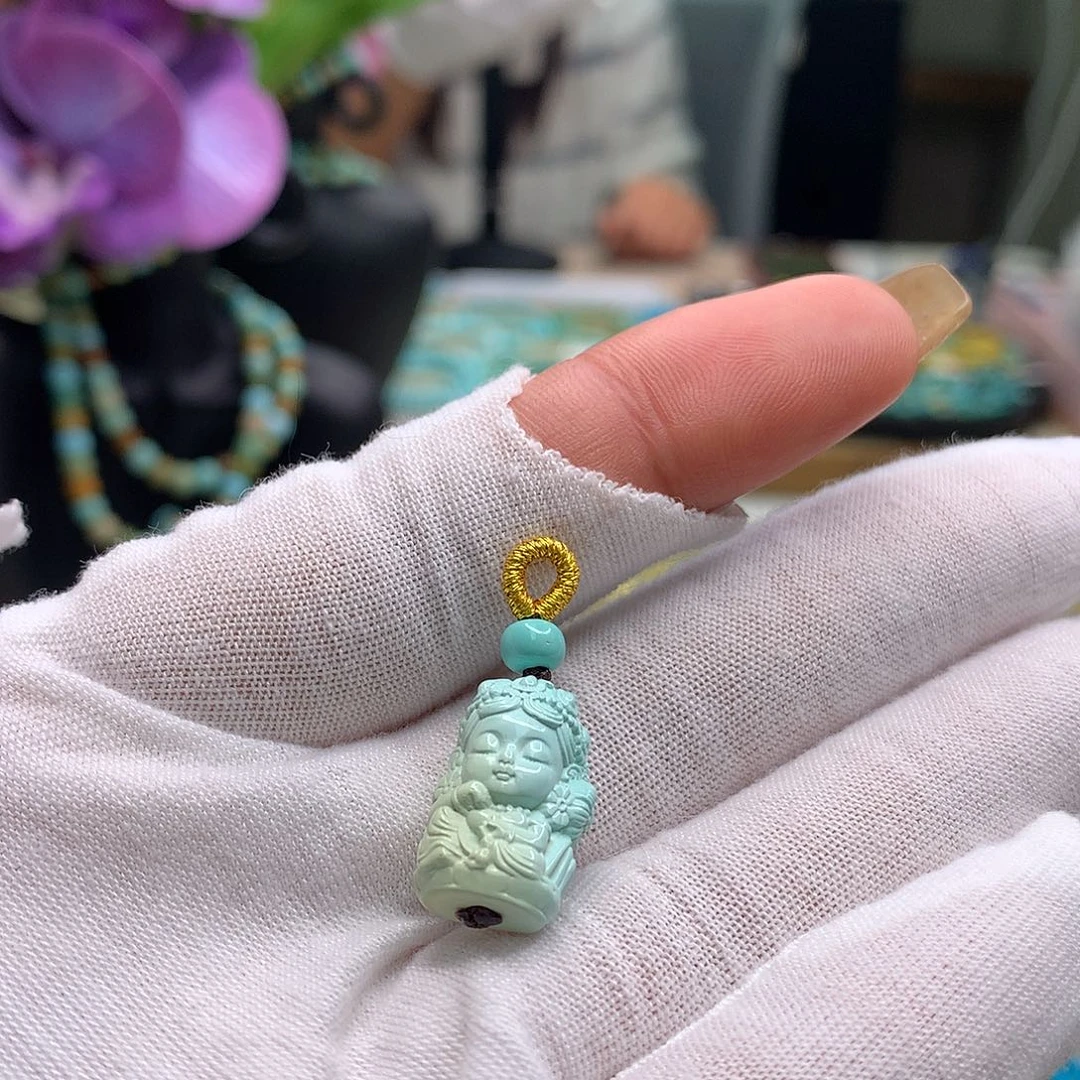 绿松石未镶嵌配饰