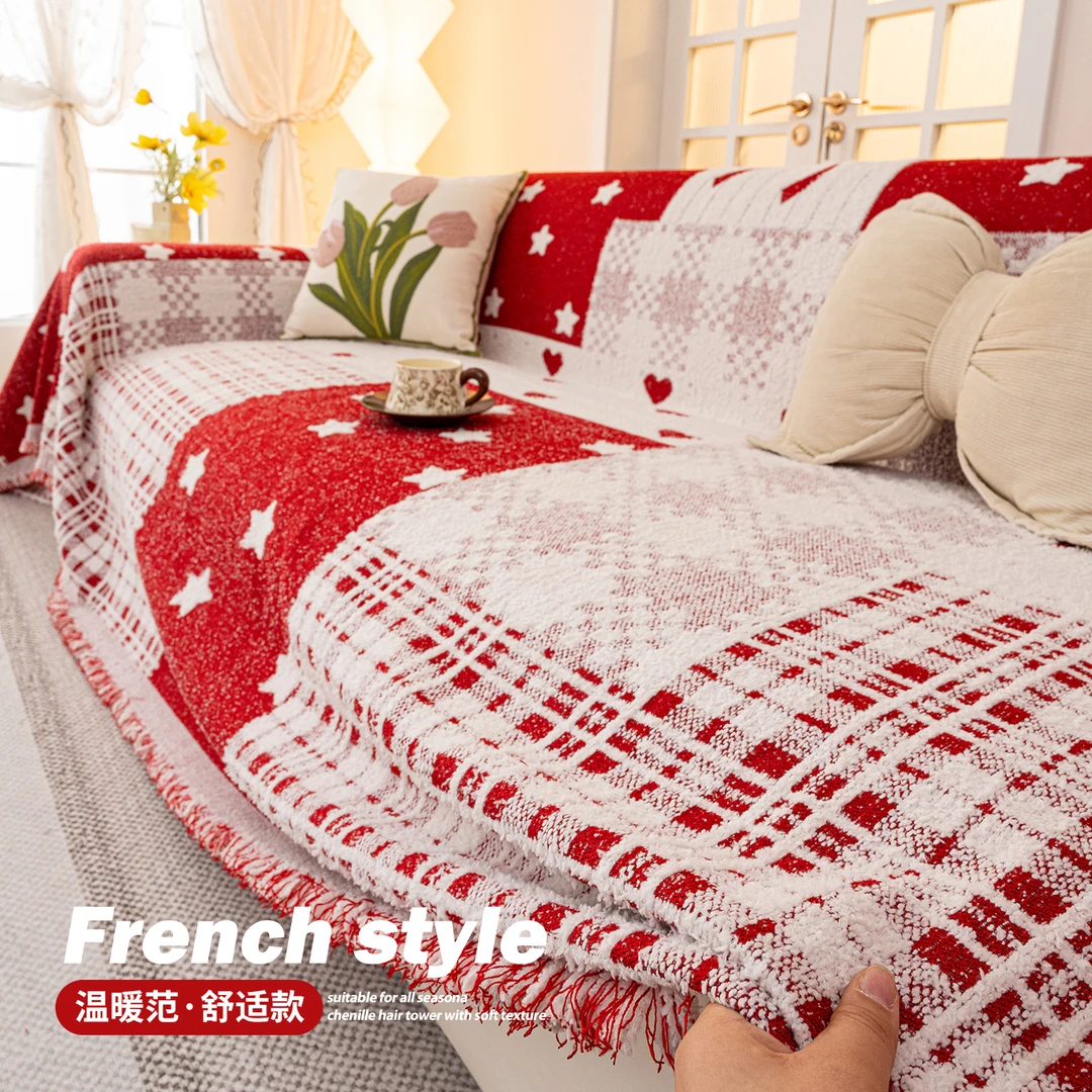 邓肯多巴胺秋冬加厚沙发巾一整张全盖2025新款防滑防猫抓盖布套罩
