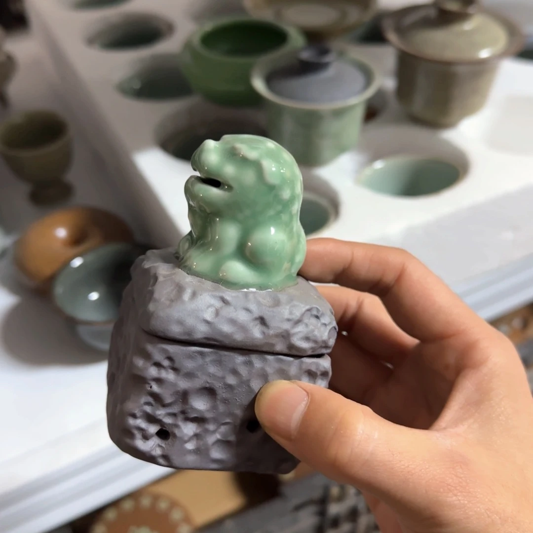 小金茶具青瓷茶器