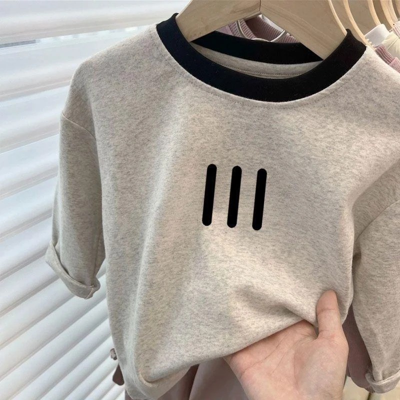 100%纯棉儿童长袖T恤男女童宝宝春秋新款打底衫卡通洋气外穿上衣t