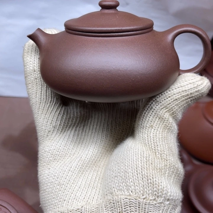 茶杯紫砂$**$原矿黄龙山紫泥40目寒江容量150-160