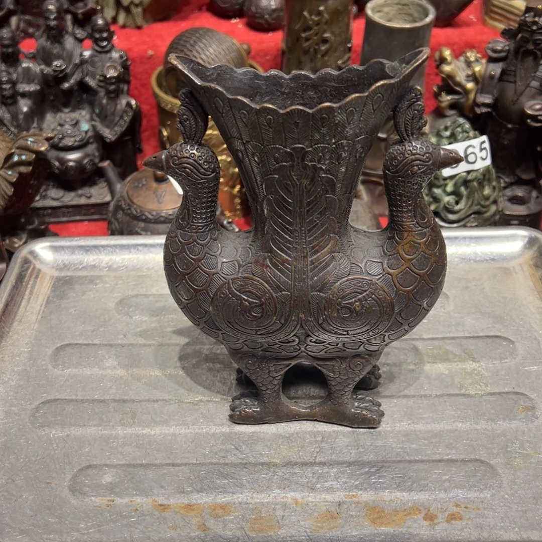 黄铜摆件，文房摆件