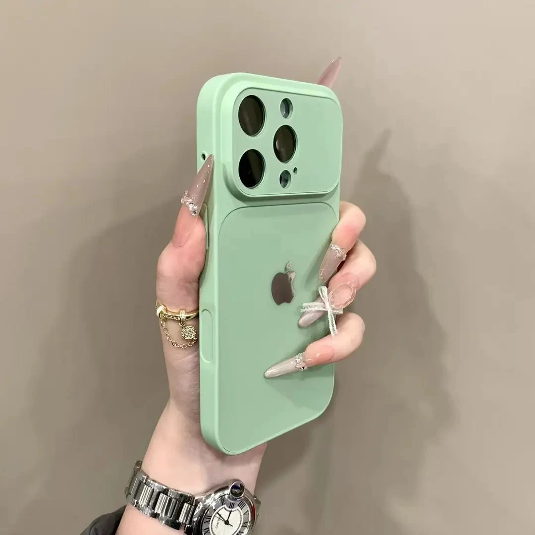 马卡龙纯色秒变17适用iphone16promax手机壳15pro网红14防摔13/12