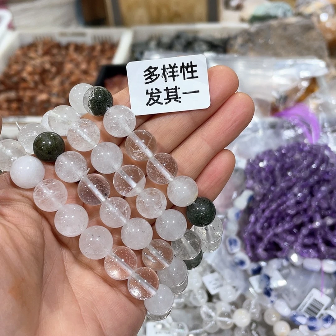 水晶手串11m m未镶嵌多样性发一条x x 229