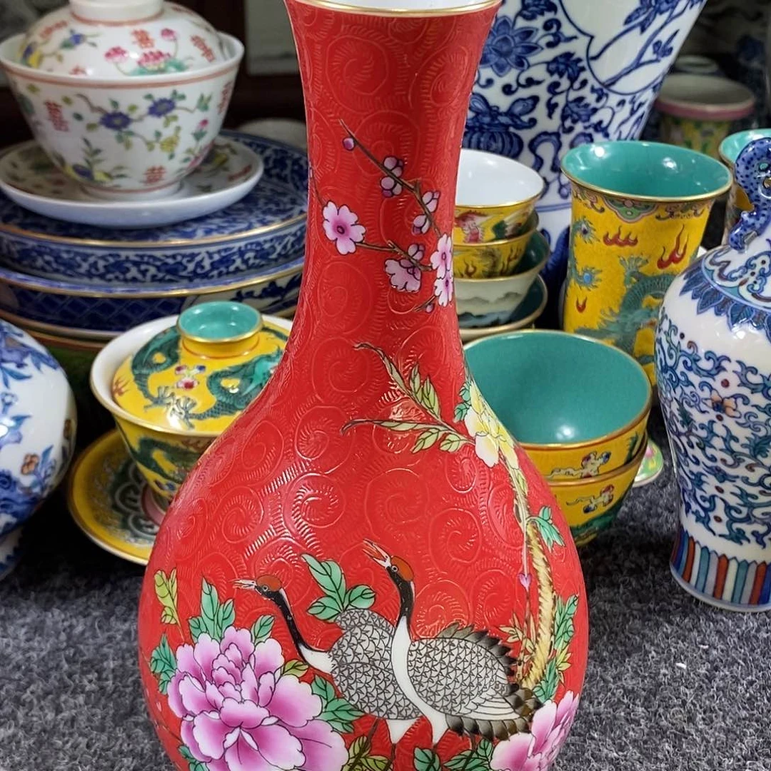 手工手绘陶瓷摆件工艺品