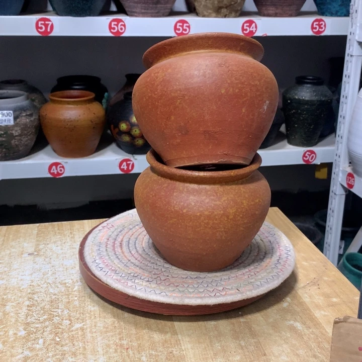 【闪购商品】微瑕土陶有孔高12口12