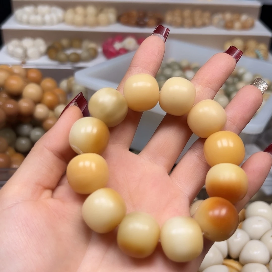 手串菩提根/象牙果微瑕19干磨桶1条2