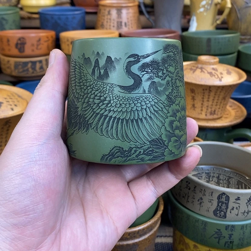 【闪购商品】紫砂杯子宜兴全手工紫砂杯