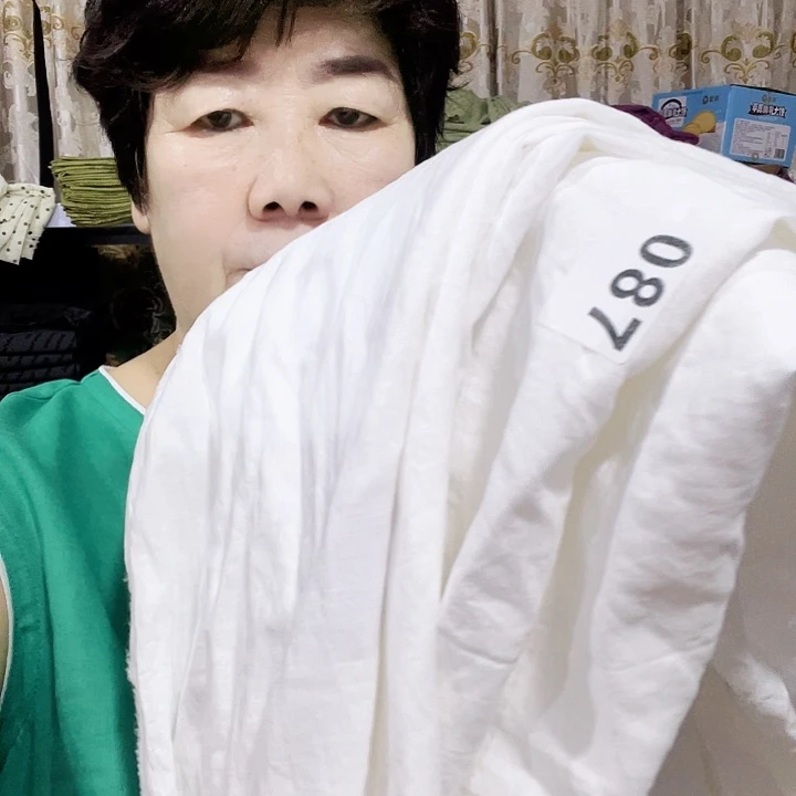 白色水洗亚麻2米