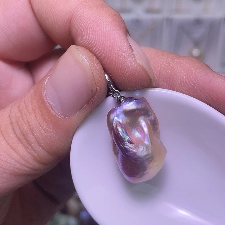 颈饰合金淡水珍珠76