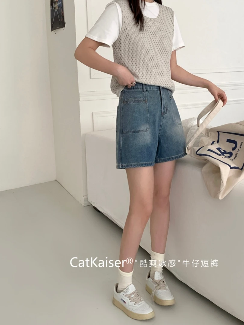CKK-305  酷爽冰感牛仔短裤