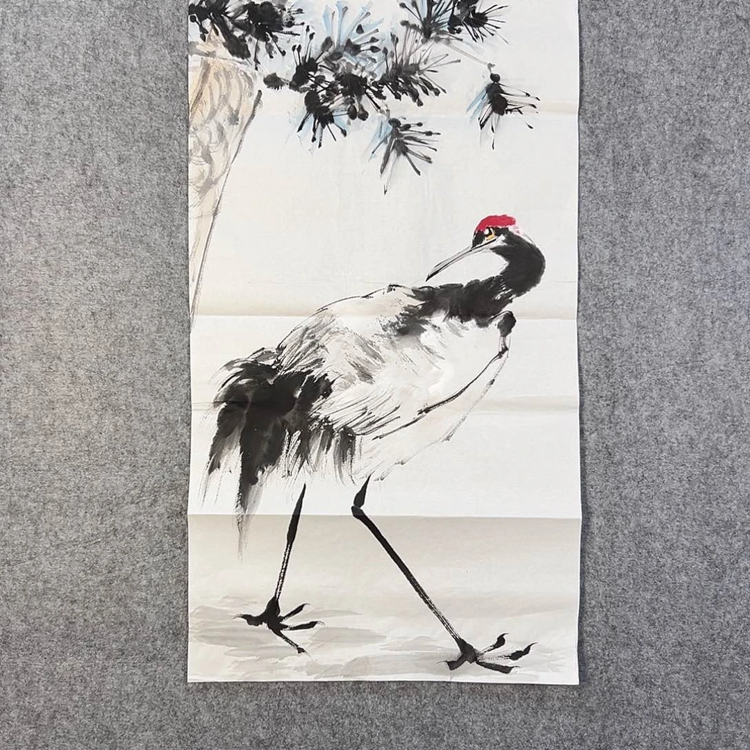 国画328 花鸟在此鸣叫时还要一