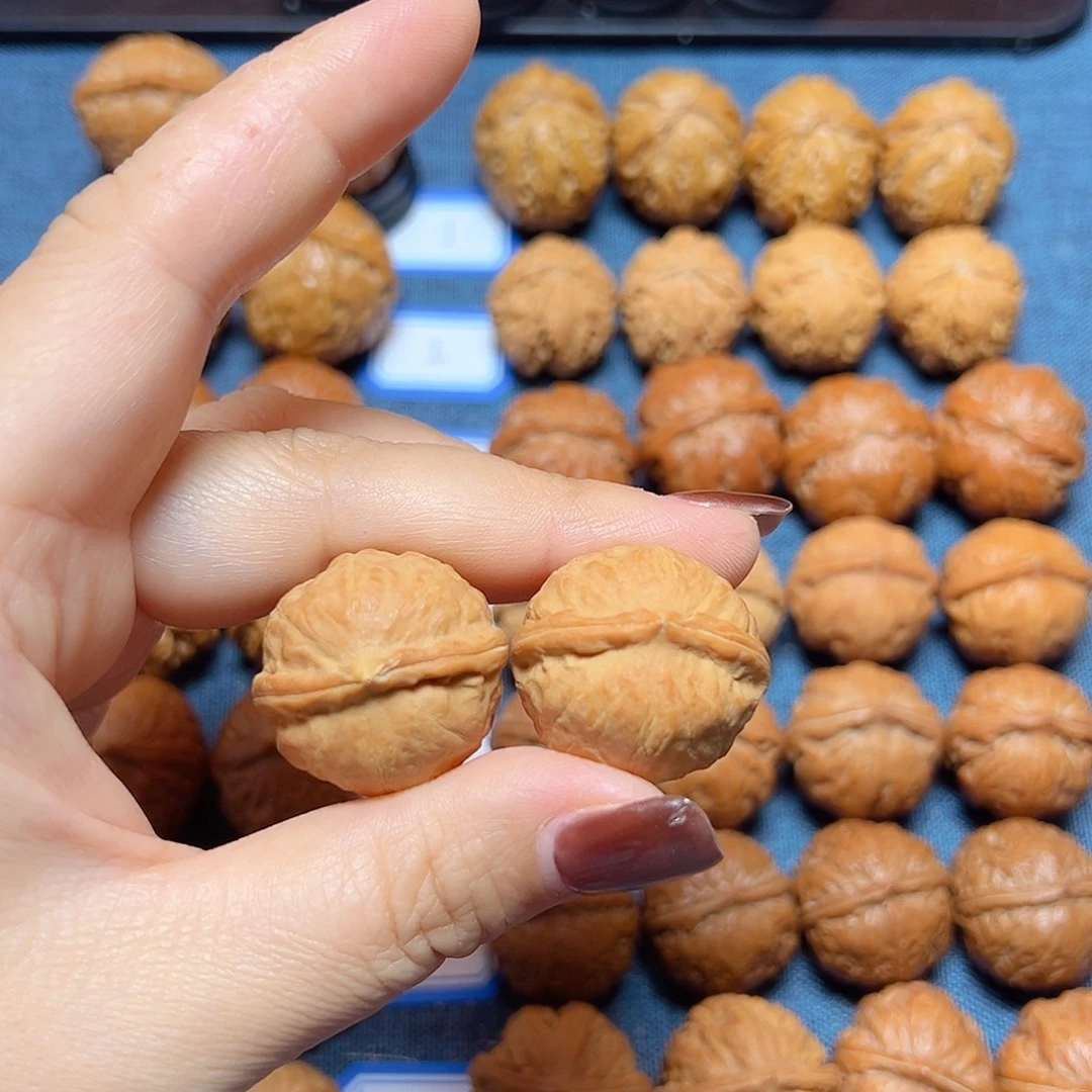 吊坠文玩核桃爱心元宝25尺全品无修