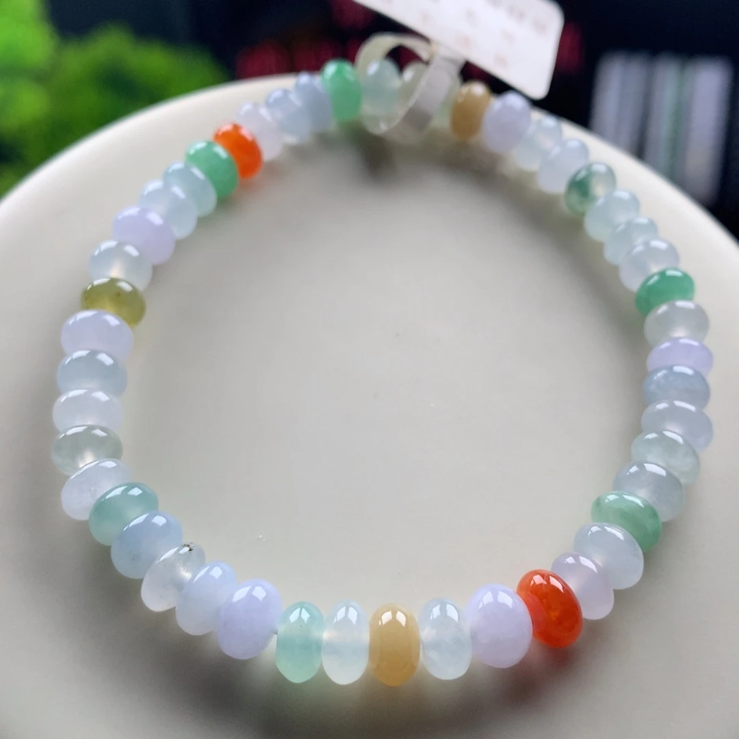 翡翠未镶嵌手链卡6