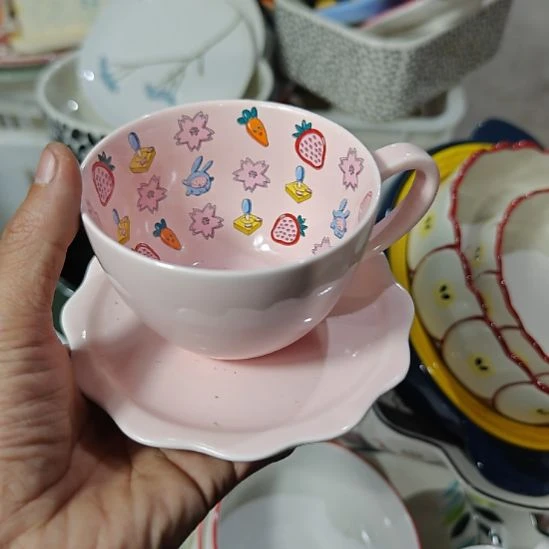 欧式，陶瓷餐具杯碗盘微瑕介意慎拍