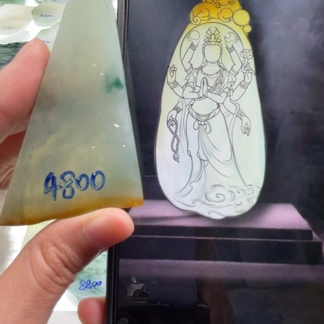 定制翡翠未镶嵌包工