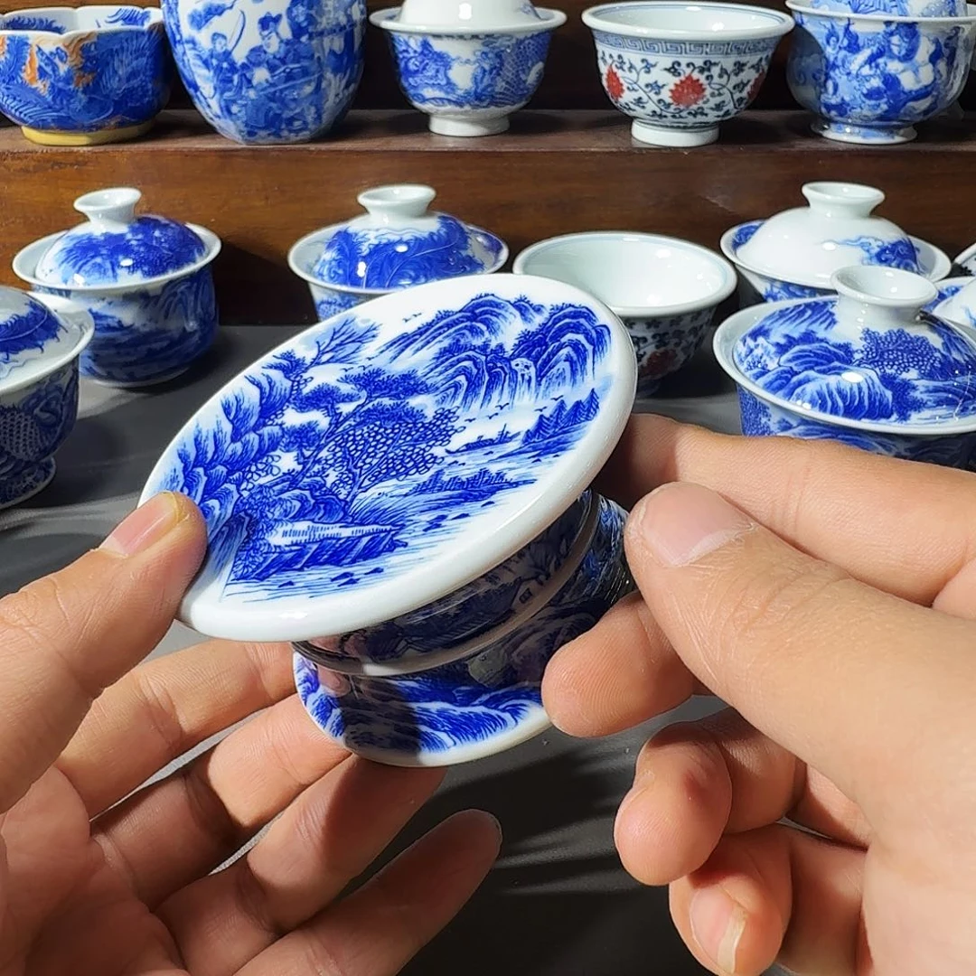 泥塑盖置手工手绘