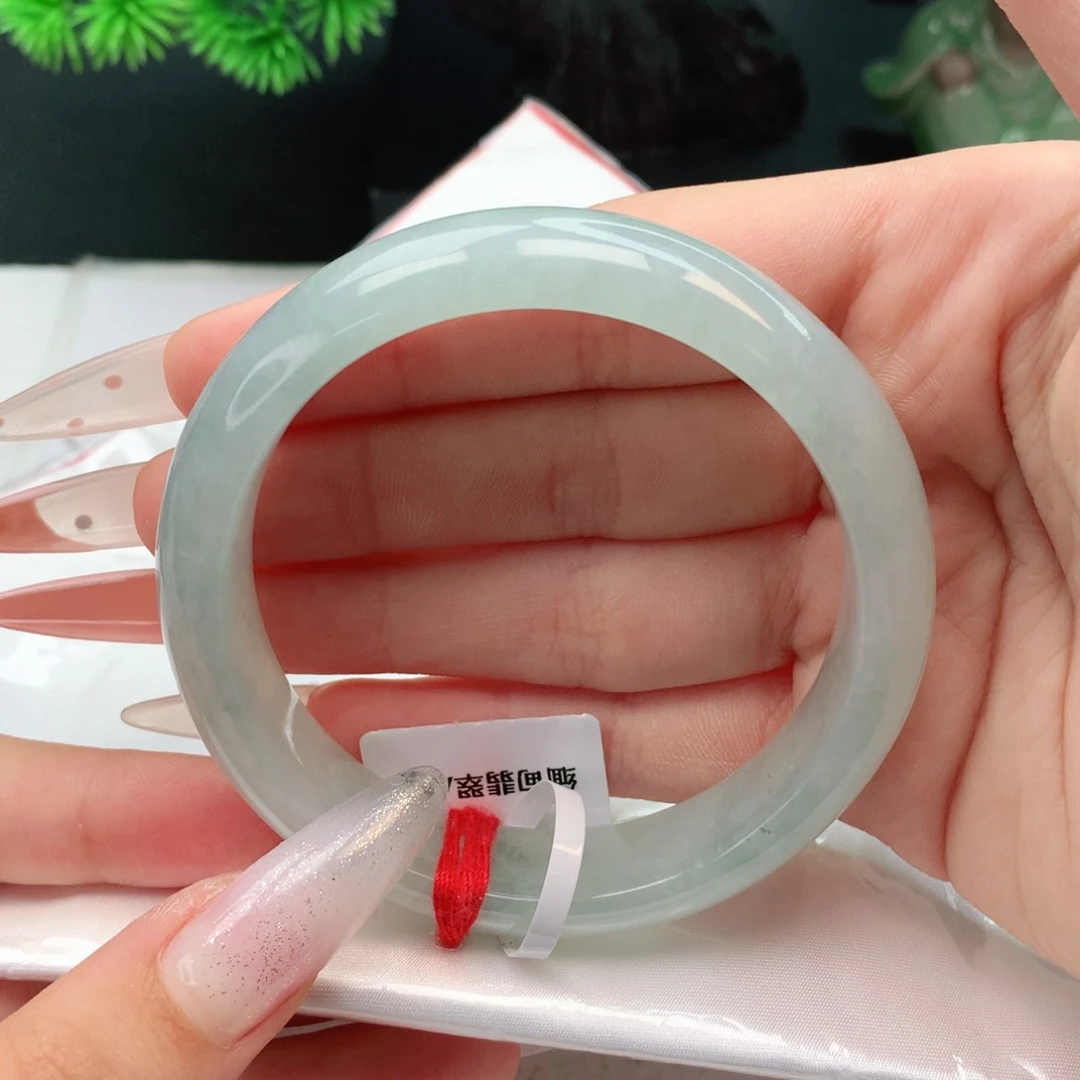 未镶嵌手镯翡翠正圈57