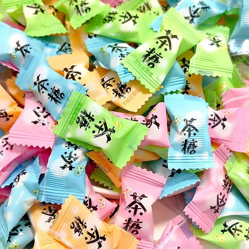 【茶味足】网红茶糖茉莉花茶口味糖含片清新口气茶香薄荷糖