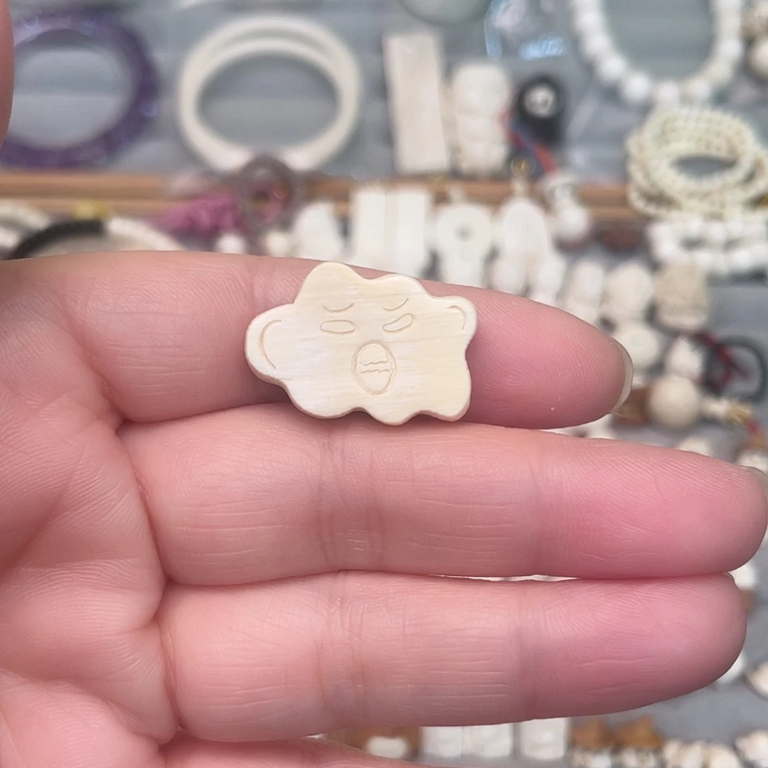 猛犸象牙手串/手链/手镯云朵侧挂