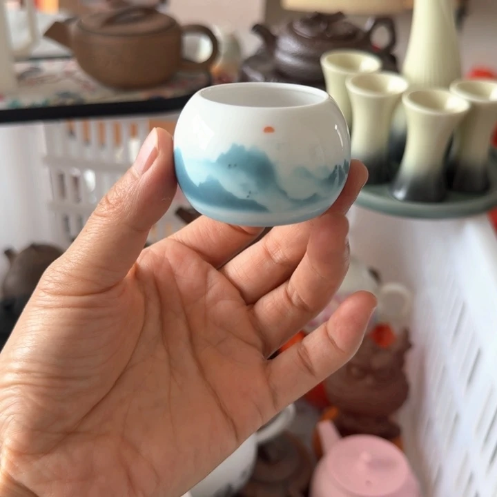 微瑕陶瓷茶具茶杯茶壶