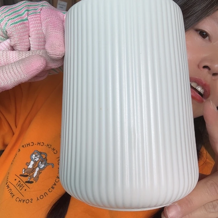 外贸尾单高温陶瓷微瑕浮雕花瓶