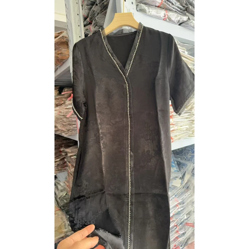 1-14款时尚百搭双面双穿V领连衣裙