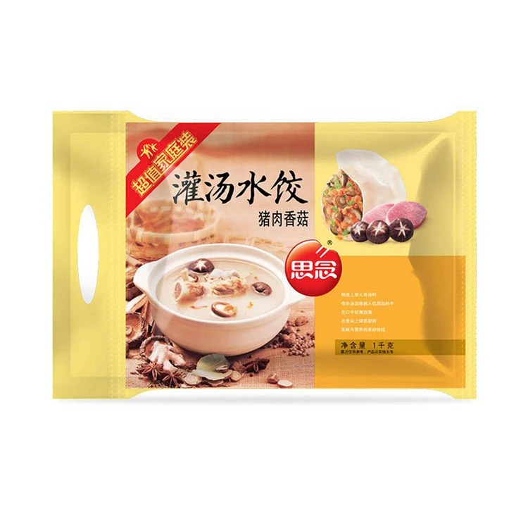 思念灌汤水饺猪肉香菇家庭装1000g/袋