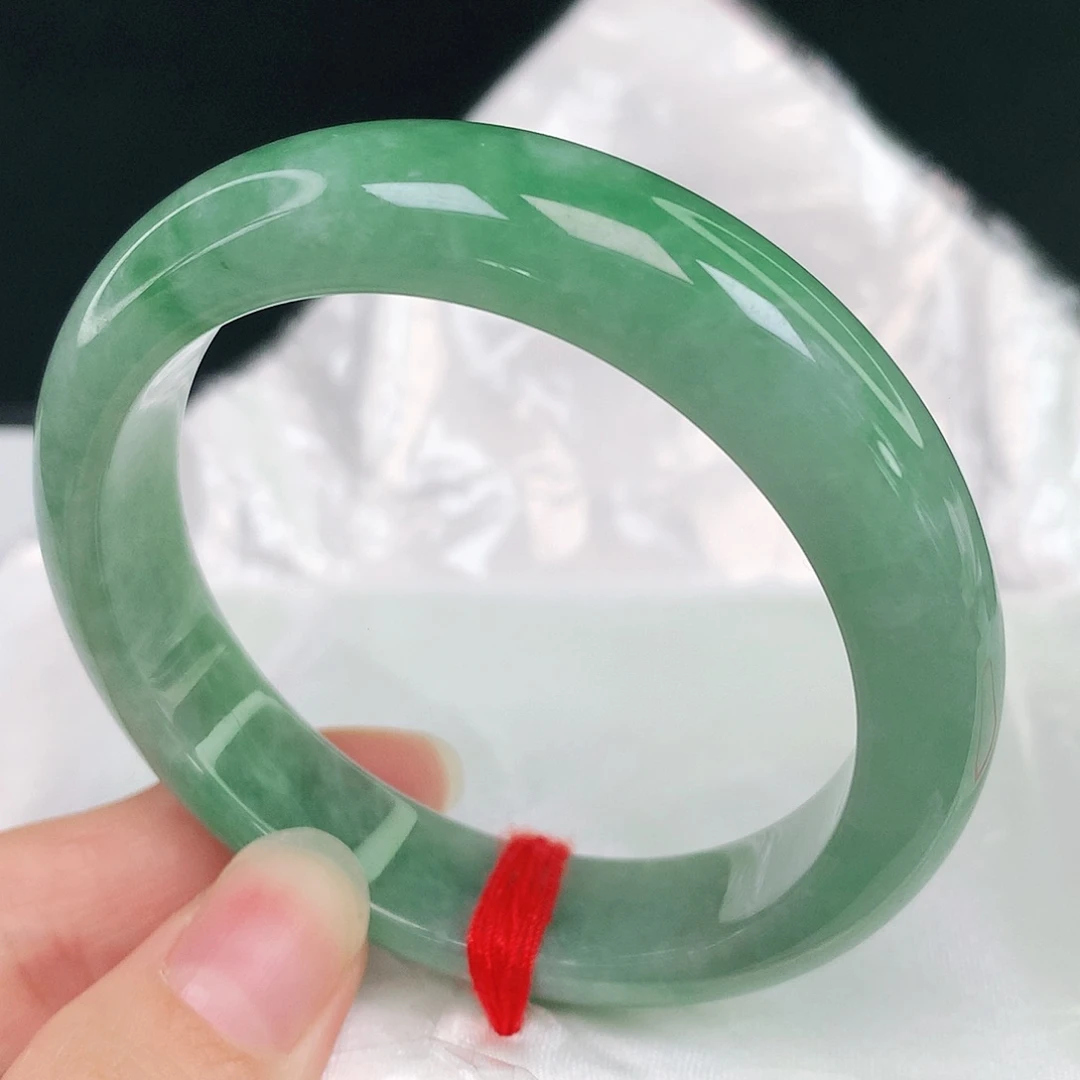 翡翠手镯未镶嵌缅甸天然翡翠A货手镯657