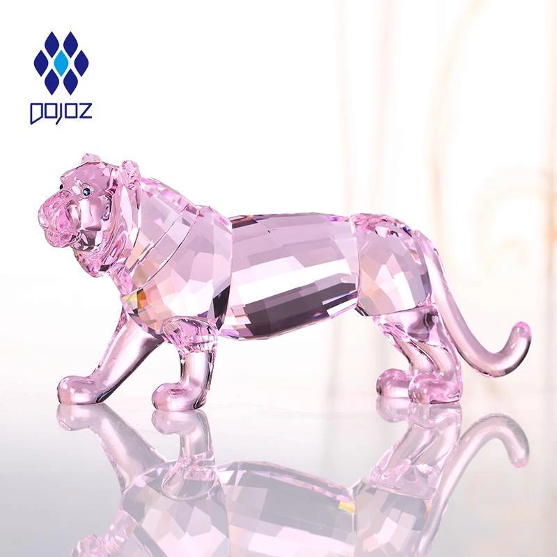 2新款k9水晶老虎创意礼品办公室桌面摆件新年礼物生日礼物送