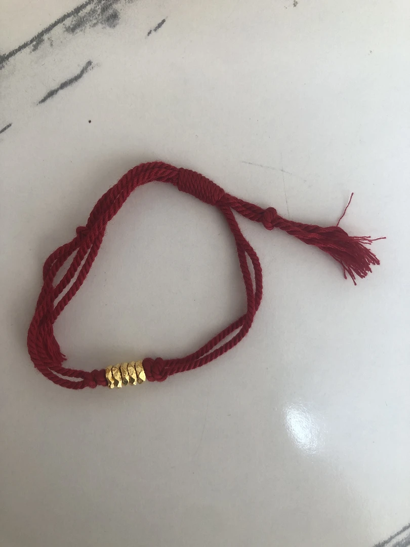 足金999盘缠手绳黄金