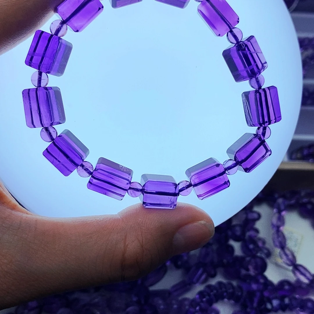 未镶嵌水晶手串天然