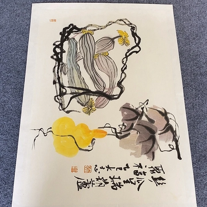 国画纯手绘国画写意作品45*68