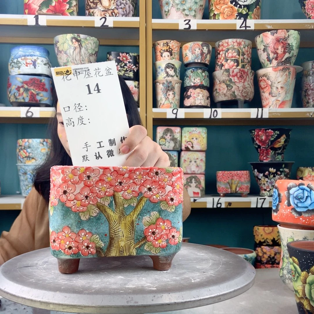 景德镇手工花盆14