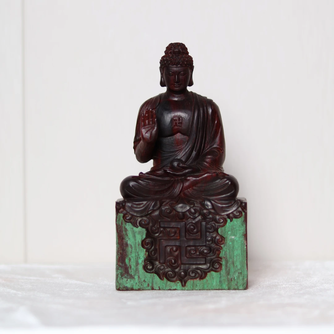 m25832 印度小叶紫檀-大日如来