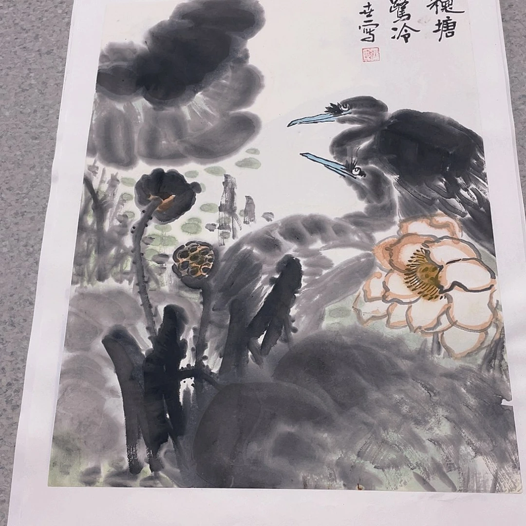 国画1.4平尺国画作品