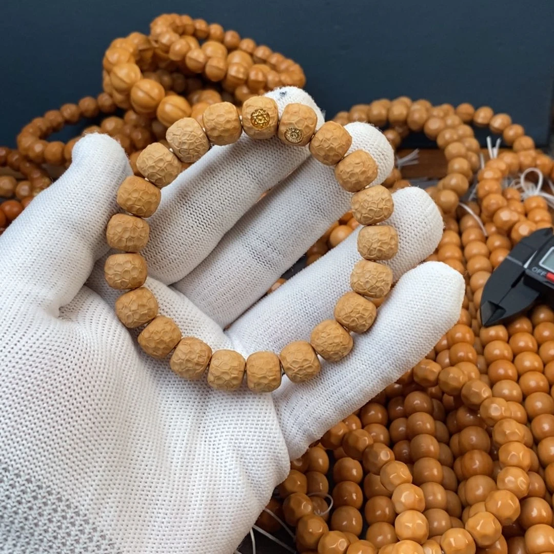 猴头核桃手串一个小瑕疵双标蛟龙