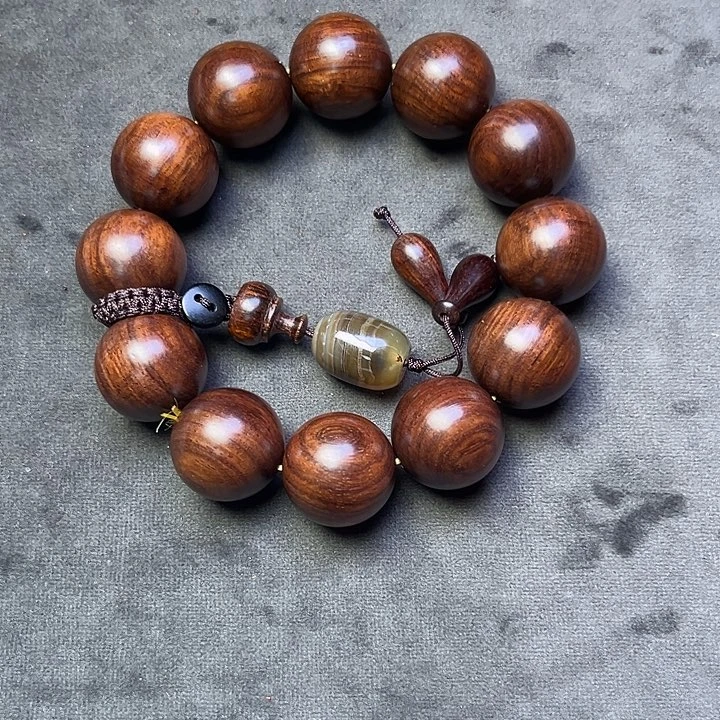 手串/手链黄花梨/降香黄檀2.0霸王岭紫油梨高货老料手串