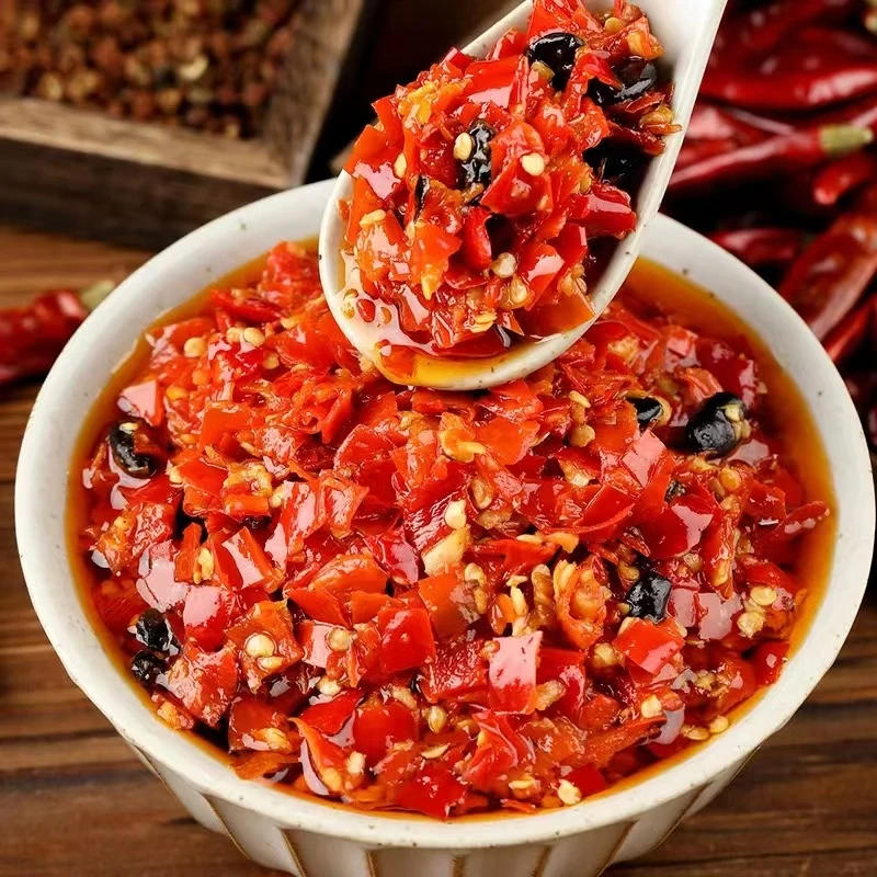 剁椒古蔺扎海椒小米辣椒新鲜手工剁椒碎辣椒下饭泡椒