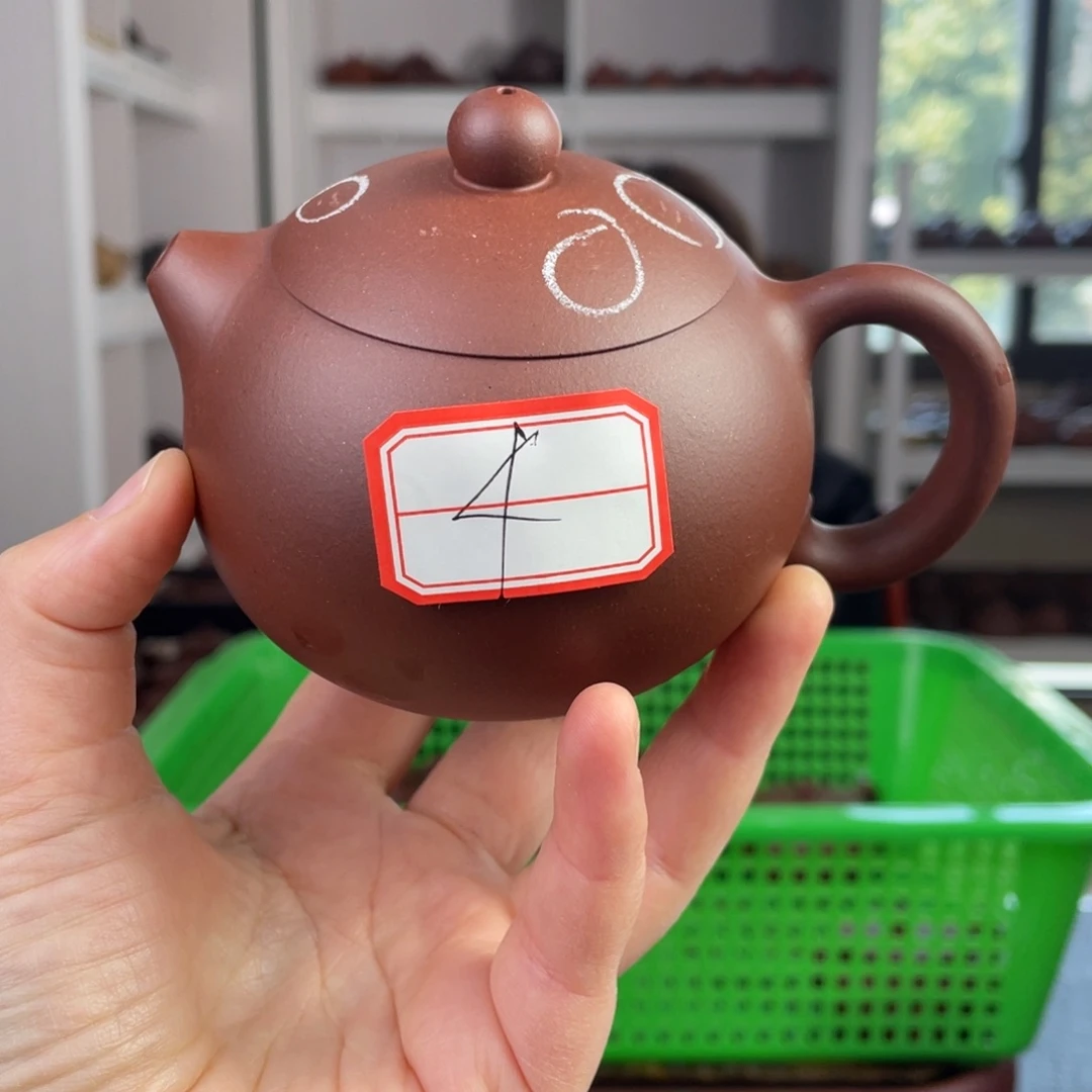 紫砂茶壶微瑕底槽清西施270cc 4号