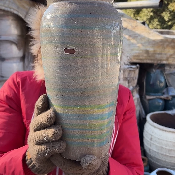 高度30厘米口径12.5厘米瑕疵无孔