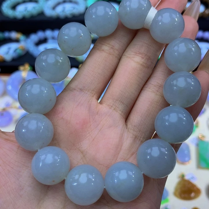 翡翠未镶嵌手链翡翠15