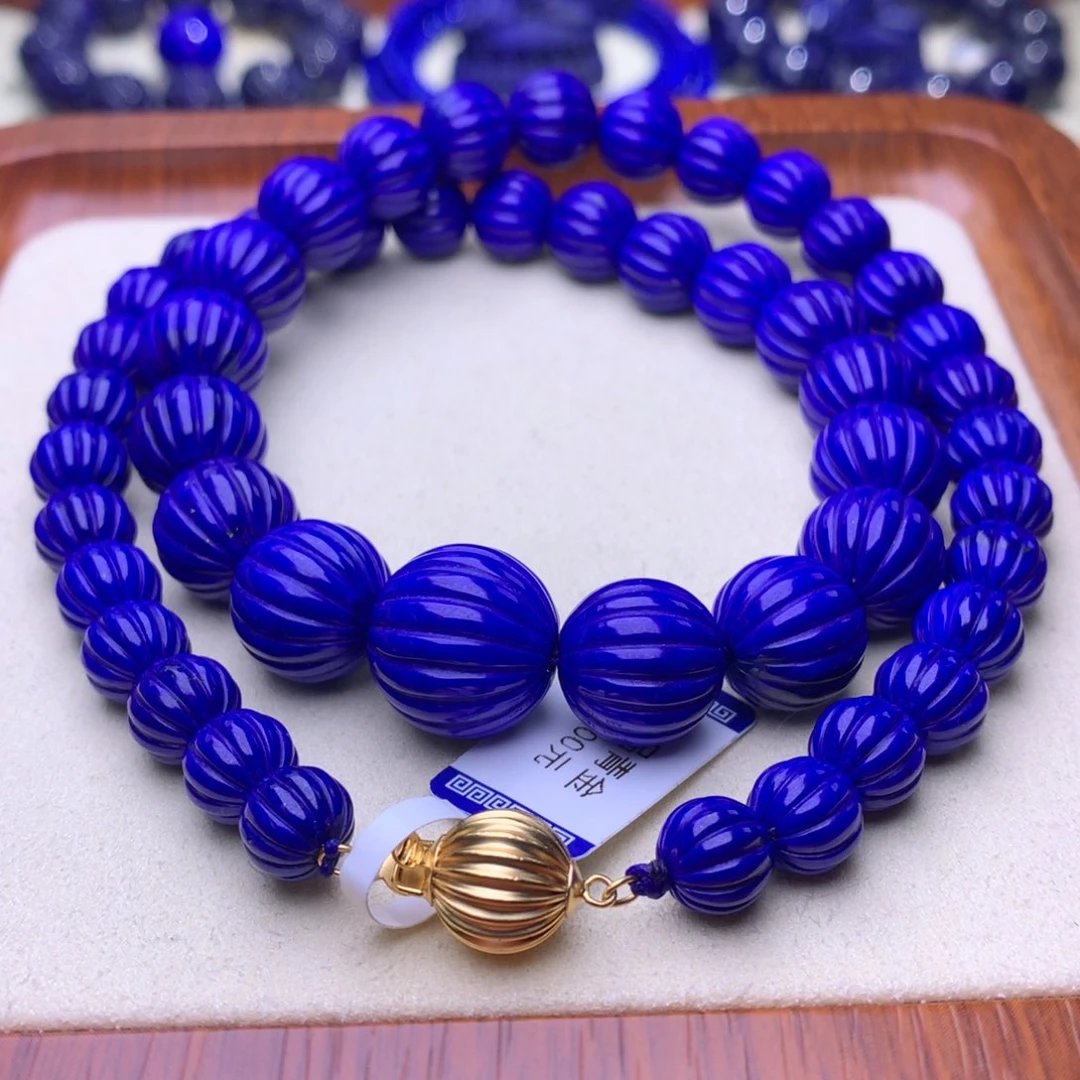 青金石未镶嵌塔链15m/8m