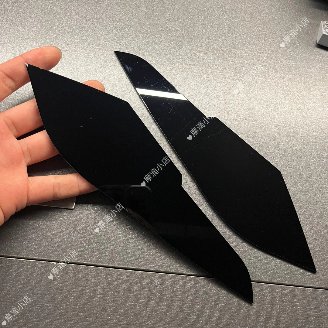 适用春风450sr概念款大灯贴片硬亚克力材质重复粘贴适用概念复刻