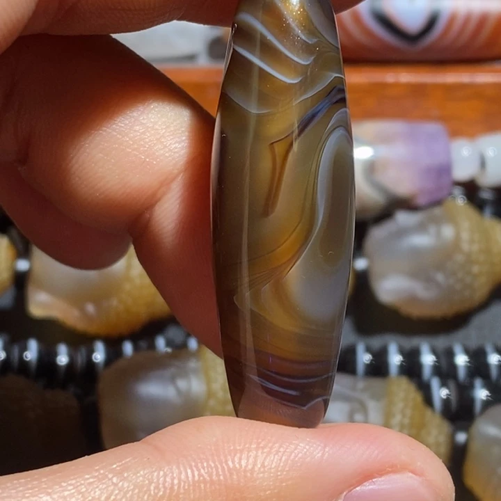 玛瑙/玉髓未镶嵌项链