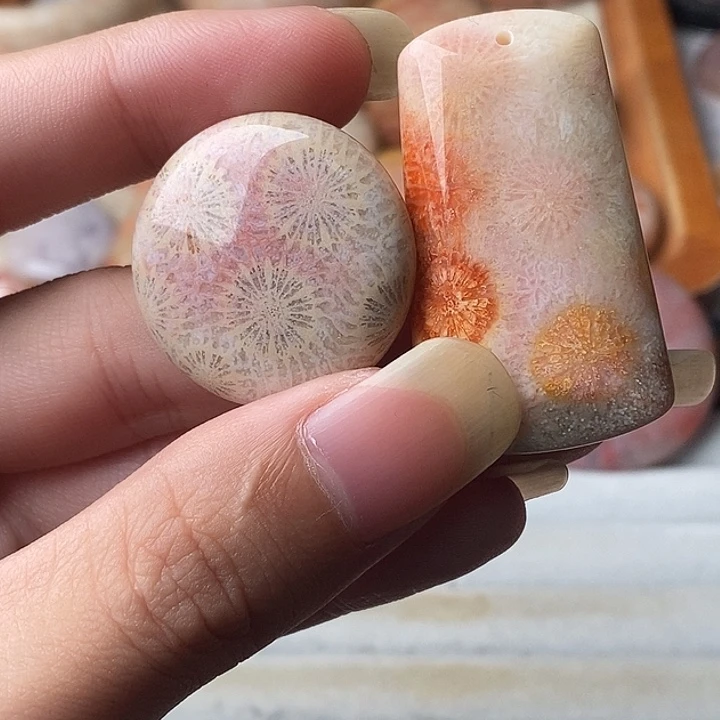 抱****硅化玉未镶嵌颈饰