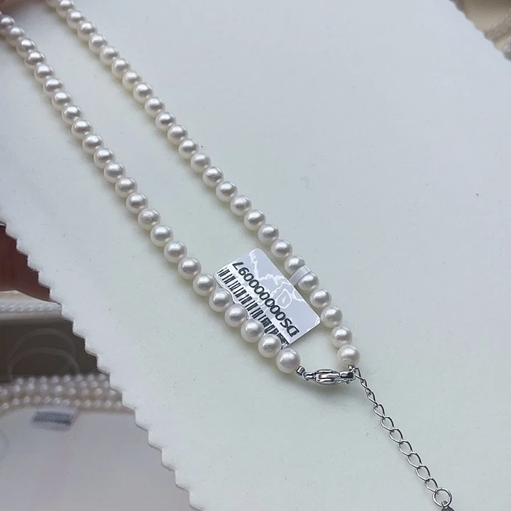 淡水珍珠颈饰未镶嵌卡6➕高品极光白炫彩