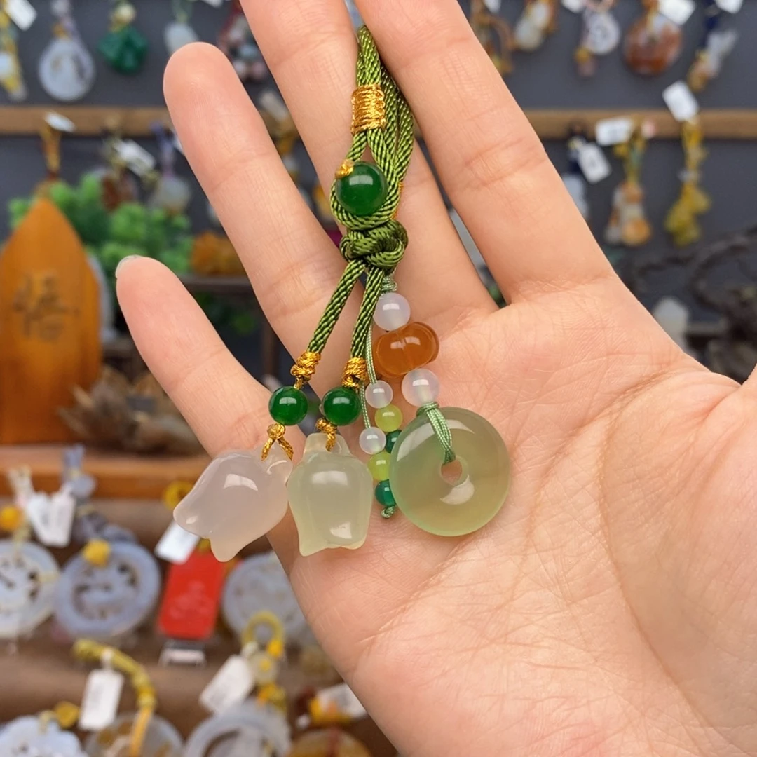 玛瑙/玉髓车挂未镶嵌666666