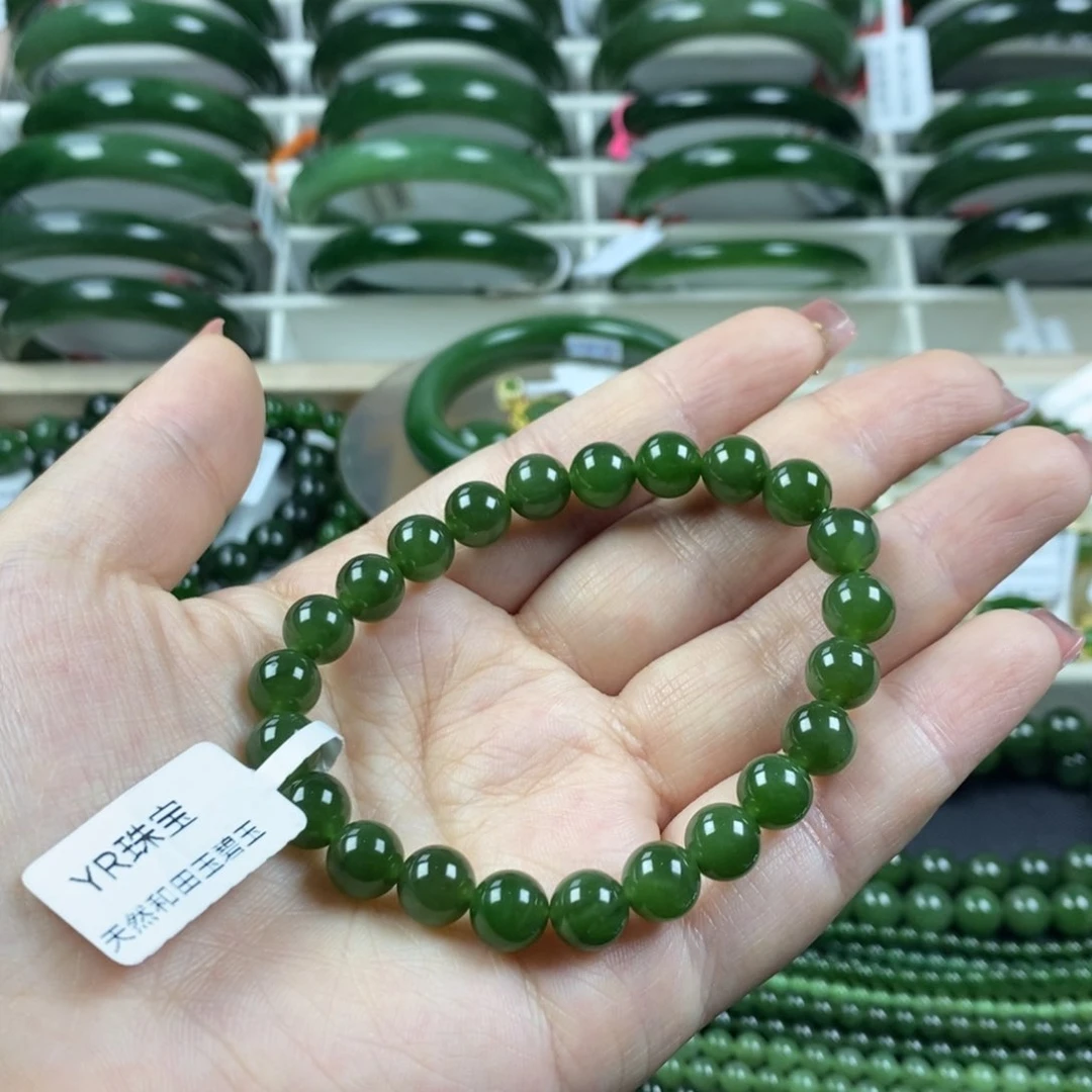 和田玉（碧玉）手串未镶嵌